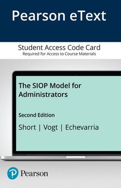 Siop Model for Administrators, the -- Enhanced Pearson Etext|Deborah Short