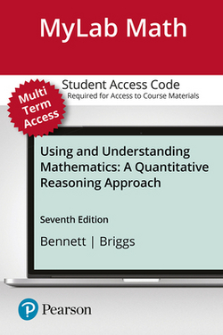 Mylab Math with Pearson Etext Access Code (24 Months) for Using & Understanding Mathematics|Jeffrey Bennett