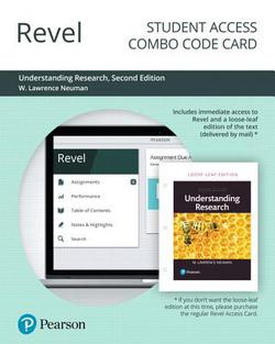 Revel for Understanding Research -- Combo Access Card|W. Neuman
