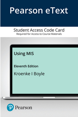 Using MIS|David Kroenke