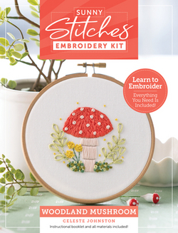 Sunny Stitches Embroidery Kit Woodland Mushroom|Celeste Johnston