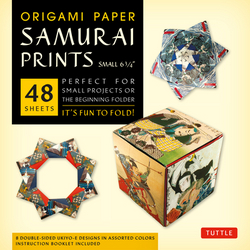 Origami Paper - Samurai Prints - Small 6 3/4 - 48 Sheets|Tuttle Studio