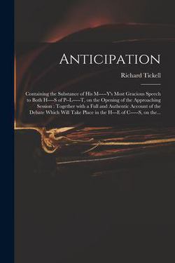 Anticipation|Richard 1751-1793 Tickell