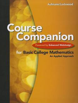 Course Companion for Basic College Mathematics|Richard N. Aufmann