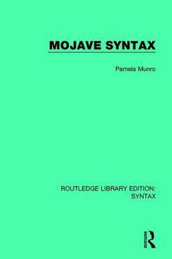 Mojave Syntax|Pamela Munro