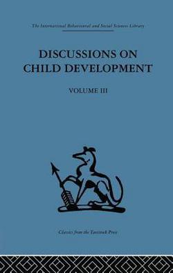 Discussions on Child Development|Barbel Inhelder