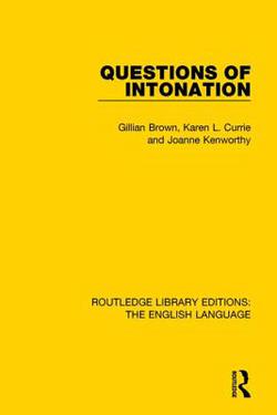 Questions of Intonation|Gillian Brown