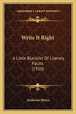 Write It Right|Ambrose Bierce
