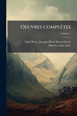 Oeuvres complètes|Jacques Henri Bernardin De Saint-Pierre