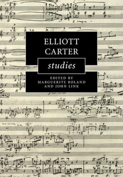 Elliott Carter Studies|Marguerite Boland