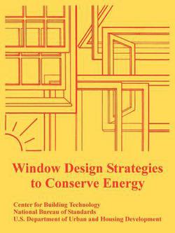 Window Design Strategies to Conserve Energy|Center for Building Technology
