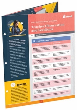 Teacher Observation and Feedback (Quick Reference Guide for Leaders)|Jen Schwanke