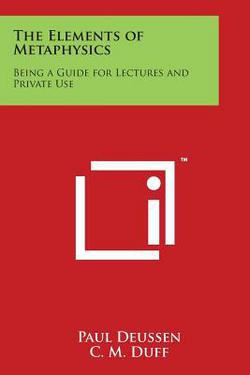 The Elements of Metaphysics|Paul Deussen