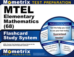 MTEL Elementary Mathematics (68) Flashcard Study System|Mometrix