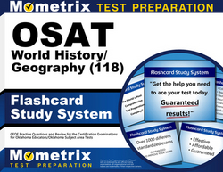 OSAT World History/Geography (118) Flashcard Study System|Mometrix
