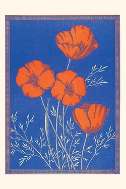 Vintage Journal Popies|Found Image Press