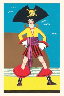 Vintage Journal Saucy Pirate Girl|Found Image Press