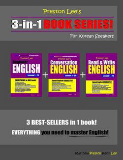 Preston Lee's 3-in-1 Book Series! Beginner English, Conversation English & Read & Write English Lesson 1 - 20 For Korean Speakers|Matthew Preston