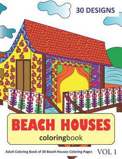 Beach Houses Coloring Book|Sonia Rai