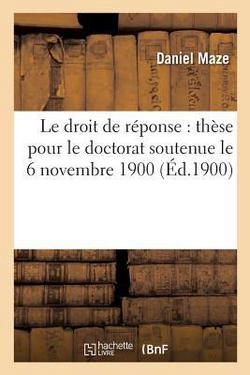 Le droit de réponse|Maze