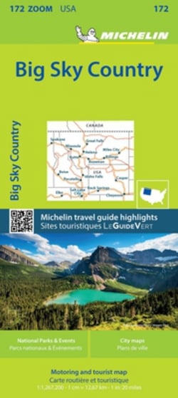 Michelin Big Sky Country Map|Michelin