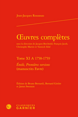 Oeuvres Completes. Tome XI a 1758-1759|Jean-Jacques Rousseau