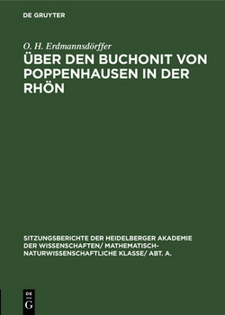Über Den Buchonit Von Poppenhausen in Der Rhön|O. H. Erdmannsdörffer