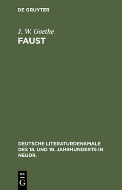 Faust|J. W. Goethe