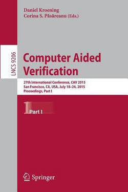 Computer Aided Verification|Daniel Kroening