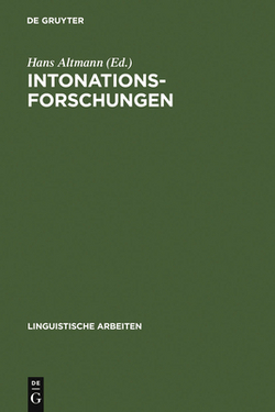 Intonationsforschungen|Hans Altmann