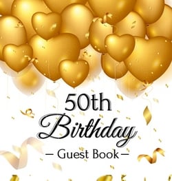 50th Birthday Guest Book|Luis Lukesun